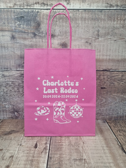 Last Rodeo Gift Bag, Last Rodeo Hen Gift Bag