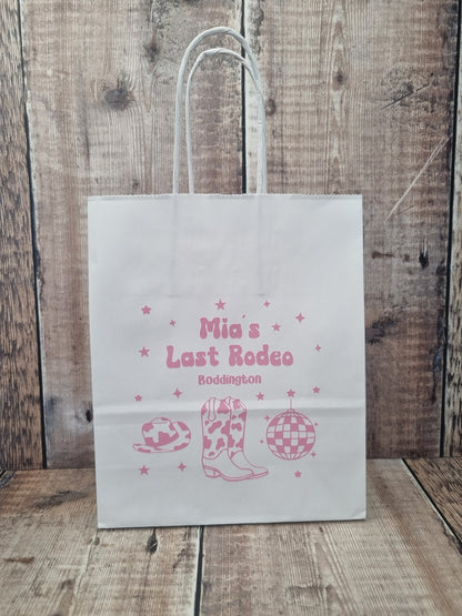 Last Rodeo Gift Bag, Last Rodeo Hen Gift Bag