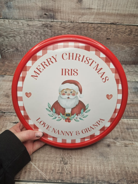 Christmas Sweet Tub Sticker, Sweet tub label