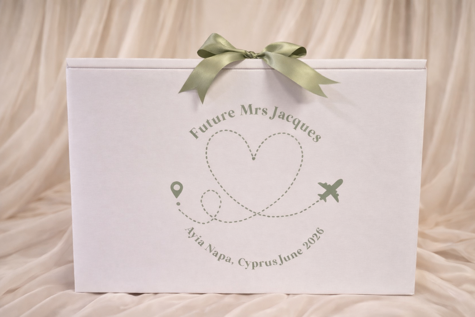 Wedding Dress Travel Box - Fingers and Thumbs Crafts