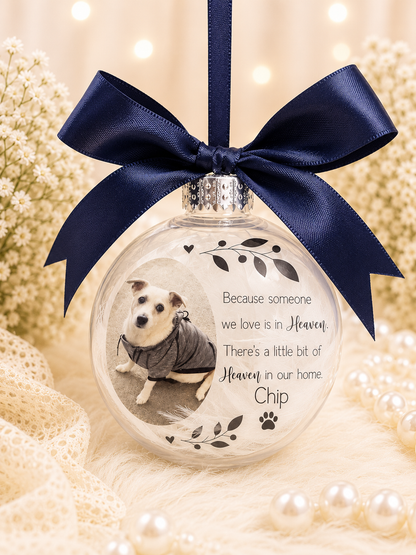 Pet memorial bauble