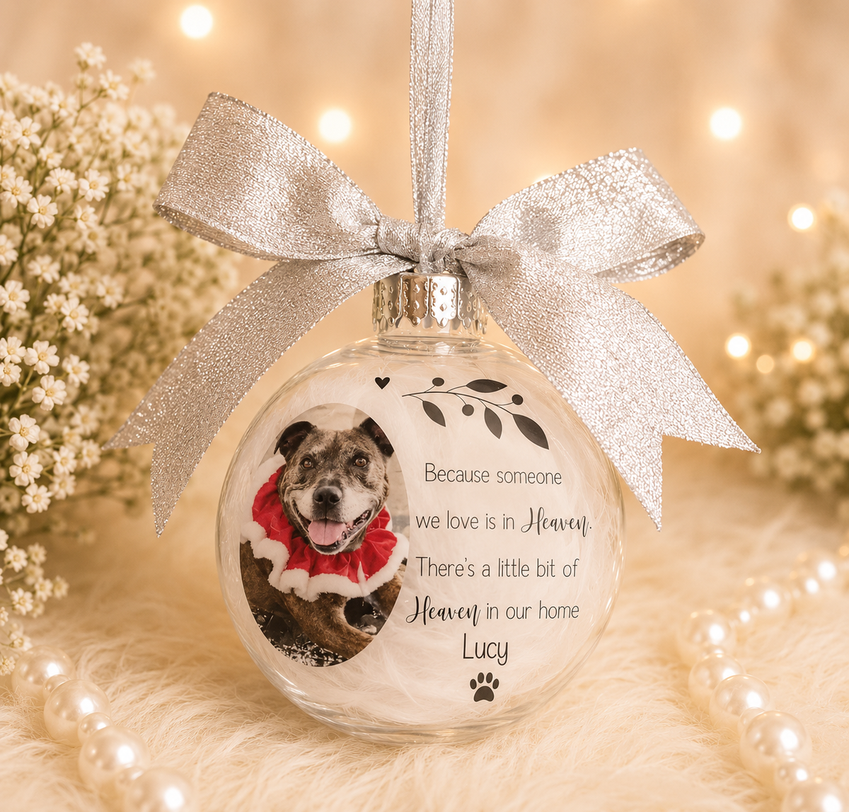 Pet memorial bauble