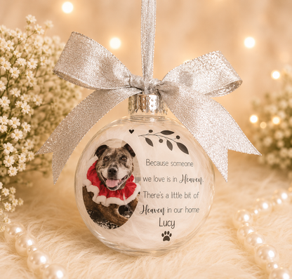 Pet memorial bauble