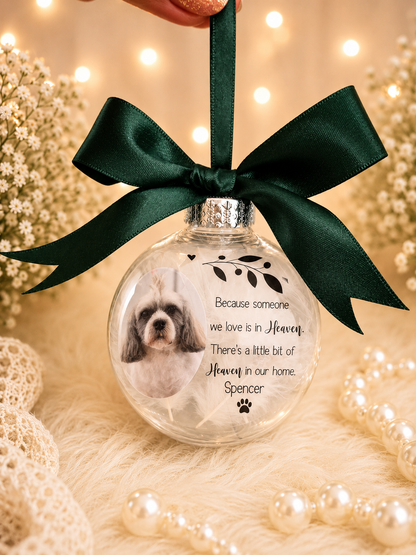 Pet memorial bauble