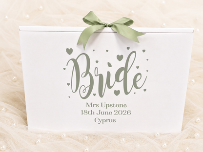 Personalised Wedding Dress Travel & Storage Box