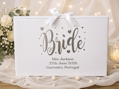 Personalised Wedding Dress Travel & Storage Box