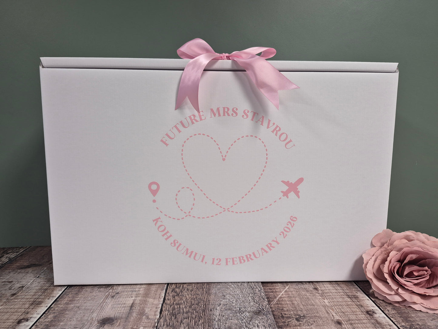 Wedding Dress Travel Box - Fingers and Thumbs Crafts