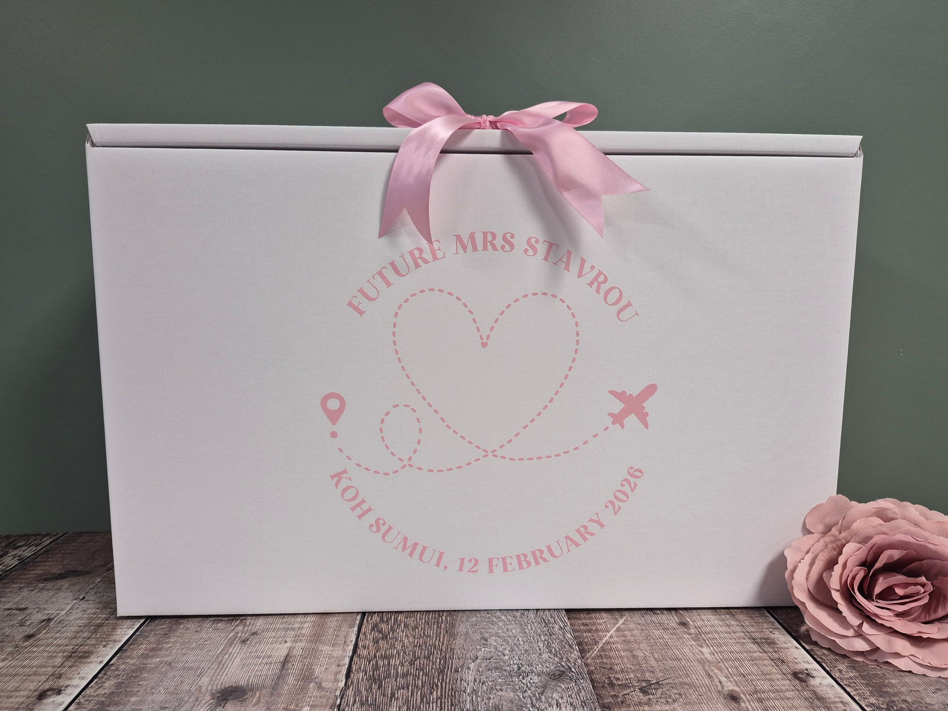 Wedding Dress Travel Box - Fingers and Thumbs Crafts