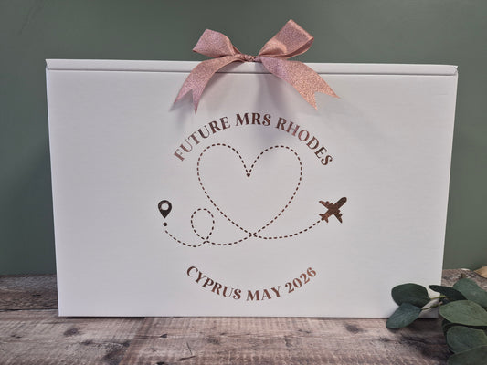 Wedding Dress Travel Box - Fingers and Thumbs Crafts
