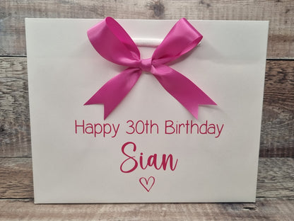 Birthday Gift Bags, Personalised Gift Bags