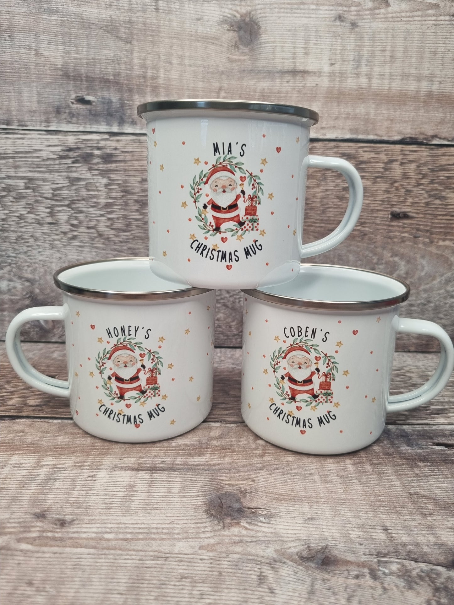 Personalised kids Christmas mug, Christmas Eve box filler, hot chocolate mug,