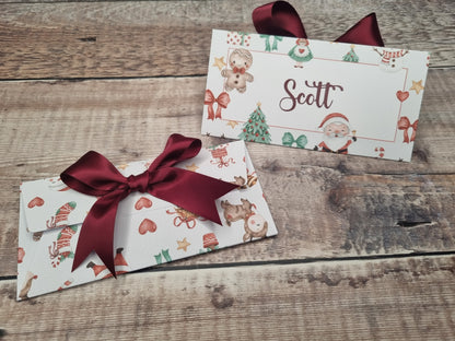 Personalised Christmas Gift Envelopes,  Money Wallet