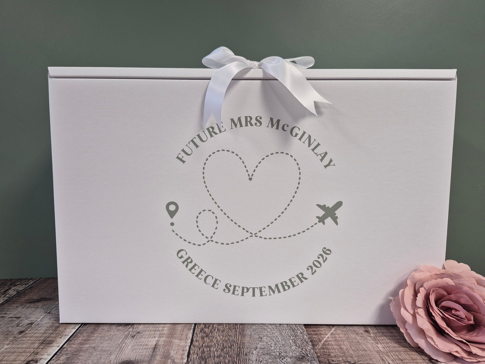 Wedding Dress Travel Box - Fingers and Thumbs Crafts