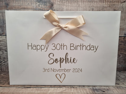 Birthday Gift Bags, Personalised Gift Bags