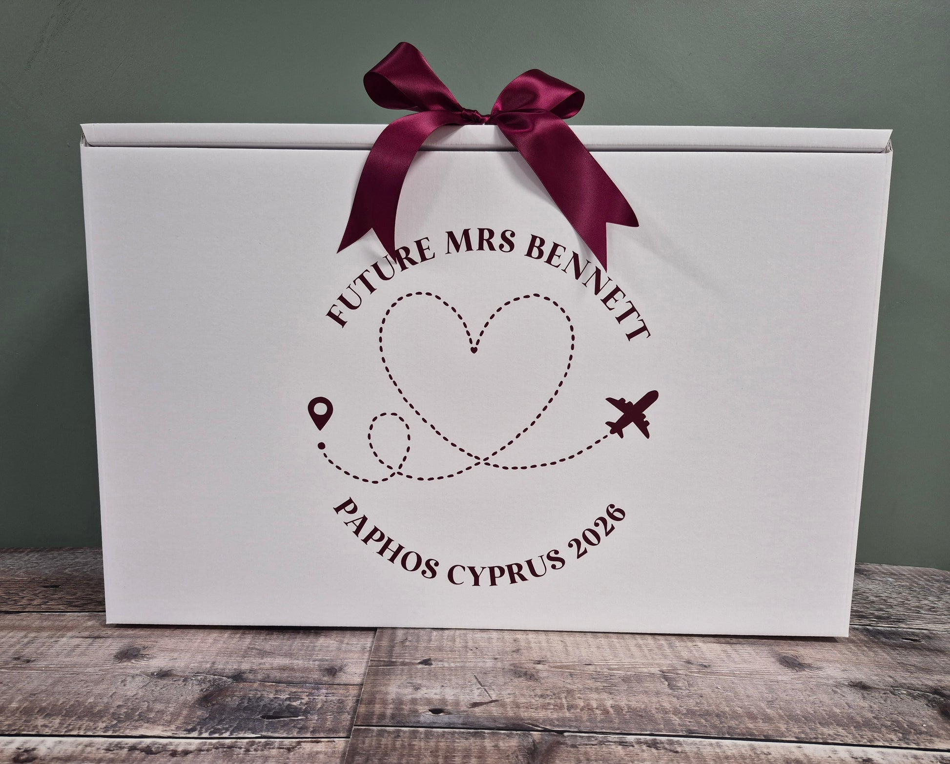Wedding Dress Travel Box - Fingers and Thumbs Crafts