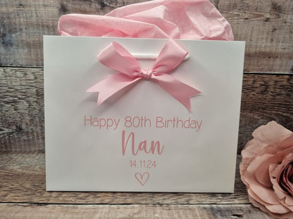 Birthday Gift Bags, Personalised Gift Bags