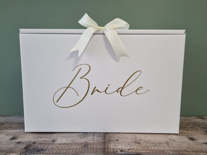 Elegant Wedding Dress Travel Box – Minimalist Bridal Gown Storage