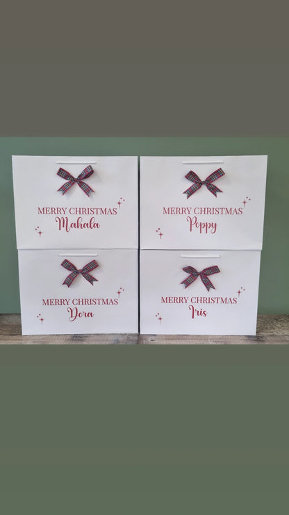 Christmas Gift Bags , personalised gift bags